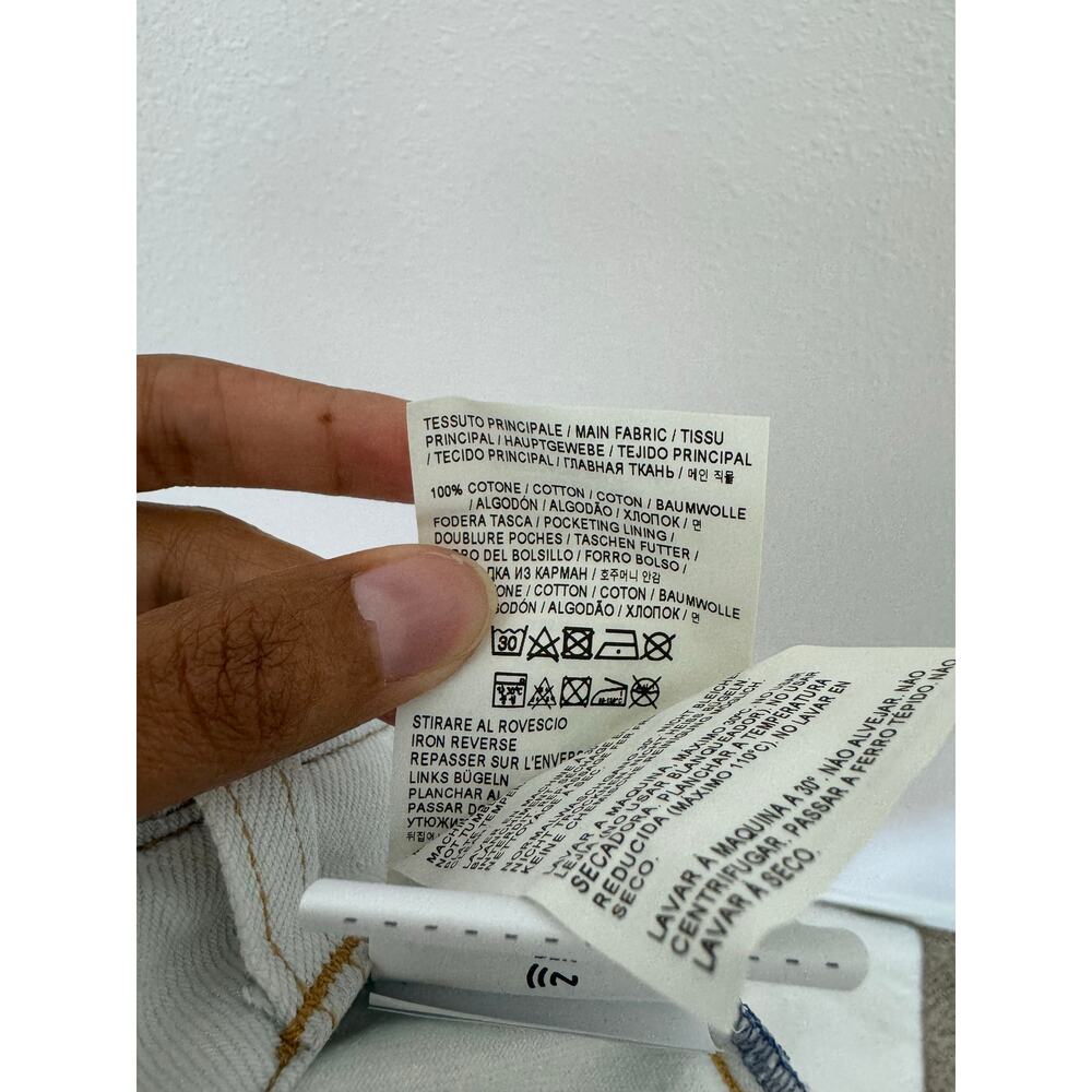 Golden Goose Zoey Bleached Denim Shorts NWT Women’s Size 27 - Picture 5 of 6